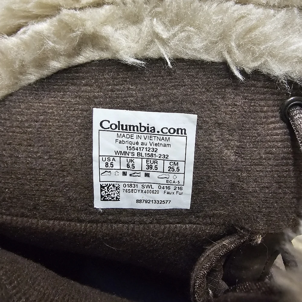 Columbia Ice Maiden II Brown Boots - Women sz 8.5 - Picture 7 of 7